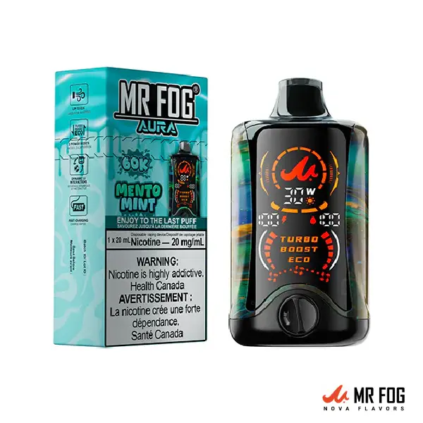 Buy Mento Mint Mr Fog Aura 60K Puffs - US