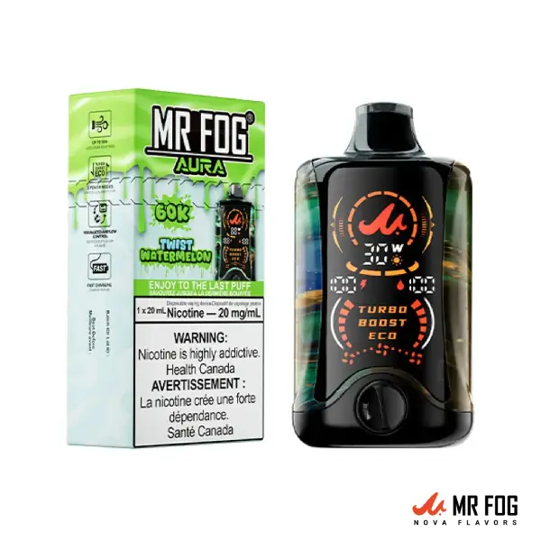 Buy Twist Watermelon Mr Fog Aura 60K Puffs - US