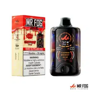 Strawberry SCK Mr Fog Nova 60K Puffs offers powerful performance, 900mAh battery, 20ml e liquid, and smooth 5 nicotine satisfaction